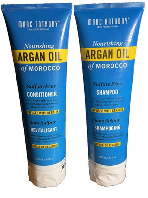Marc Anthony Nourishing Argan Oil Shampoo & Conditioner ~ 8.4 fl oz / 250 ml NEW