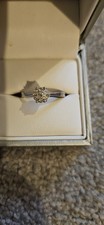 White Gold Diamond Engagement Ring 9ct 0.5ct Round Brilliant Cut