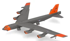 HERPA - Military Airplane - BOEING B-52H U.S. Air Force 49th TES Test orange li...