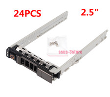 24PCS G176J 8FKXC 2.5" HDD Tray Caddy for DELL R410 R420 R630 R730 R730XD T410