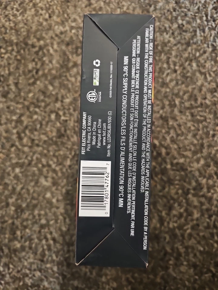 Feit Electric Canless Downlight White 6" 3000K Bright Wht 12W 120V LEDR56JBX/930 - Image 4 of 4