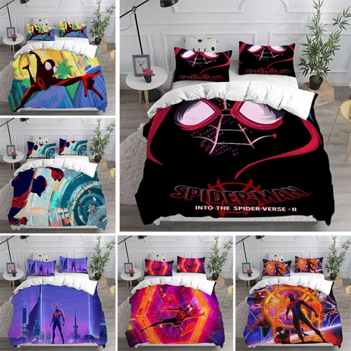 SpiderMan Quilt/Doona/Duvet Cover Set Single/Double/King Size Bed