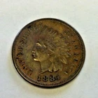 1884 INDIAN CENT XF+. REDUCED 2/19/26 (2600)
