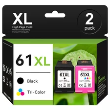 61XL Black Color Ink For HP 61XL ENVY 4500 4501 4502 4504 5530 5531 5535 Printer