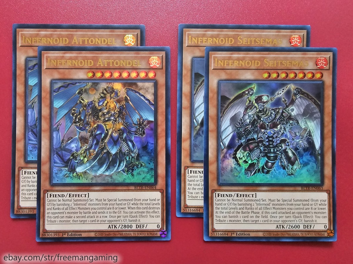 Yugioh Infernoid Deck 55 Card Flood Evil Onuncu Devyaty Tierra