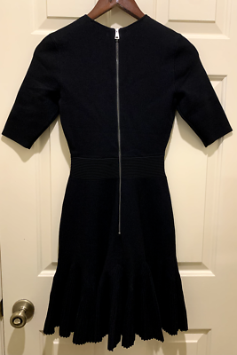 Ted Baker London Josafee Fit & Flare Mini Sweater Dress Black | eBay