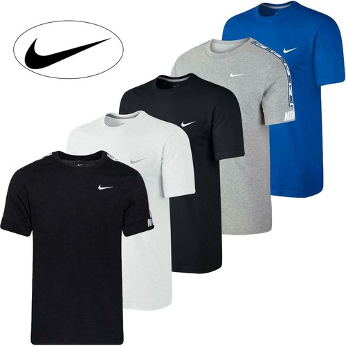 Nike Mens T Shirt Short Sleeve Cotton Crew Neck Casual Sports Logo Tee Shirt  Top | eBay