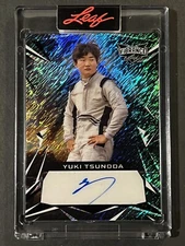 2023 Leaf Vibrance Formula 1 Yuki Tsunoda - SSP Black Shimmer F1 Auto #d 4/4