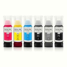 6x85ML 552 Dye Sublimation Ink for EPSON ET 8500 ET 8550 L8160 L8180 printer