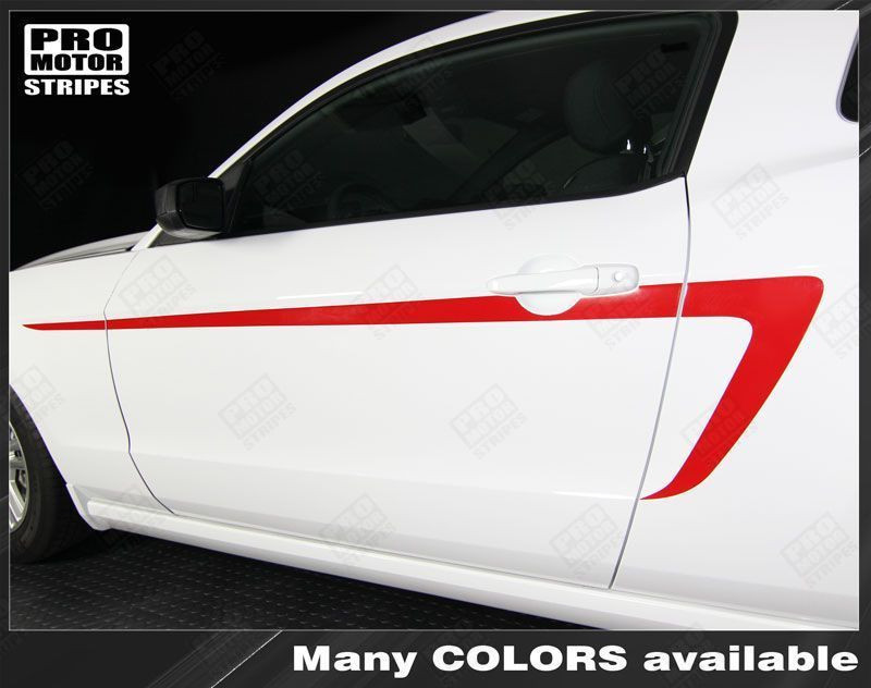 Ford Mustang Side Accent Stripes Decals 2010 2011 2012 2013 2014 Pro Motor