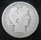 1896-O Barber Half Dollar * Nice Eye Appeal * Harder Date to Find * 3337