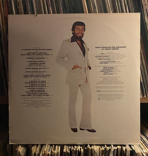 *Pele* NM LP Soundtrack Sergio Mendes OST 1977 futbol soccer world cup Brazil - Picture 2 of 2
