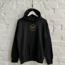 Actual Fact MF Doom Designer Medusa bestickt schwarz Hoodie Kapuzenpullover