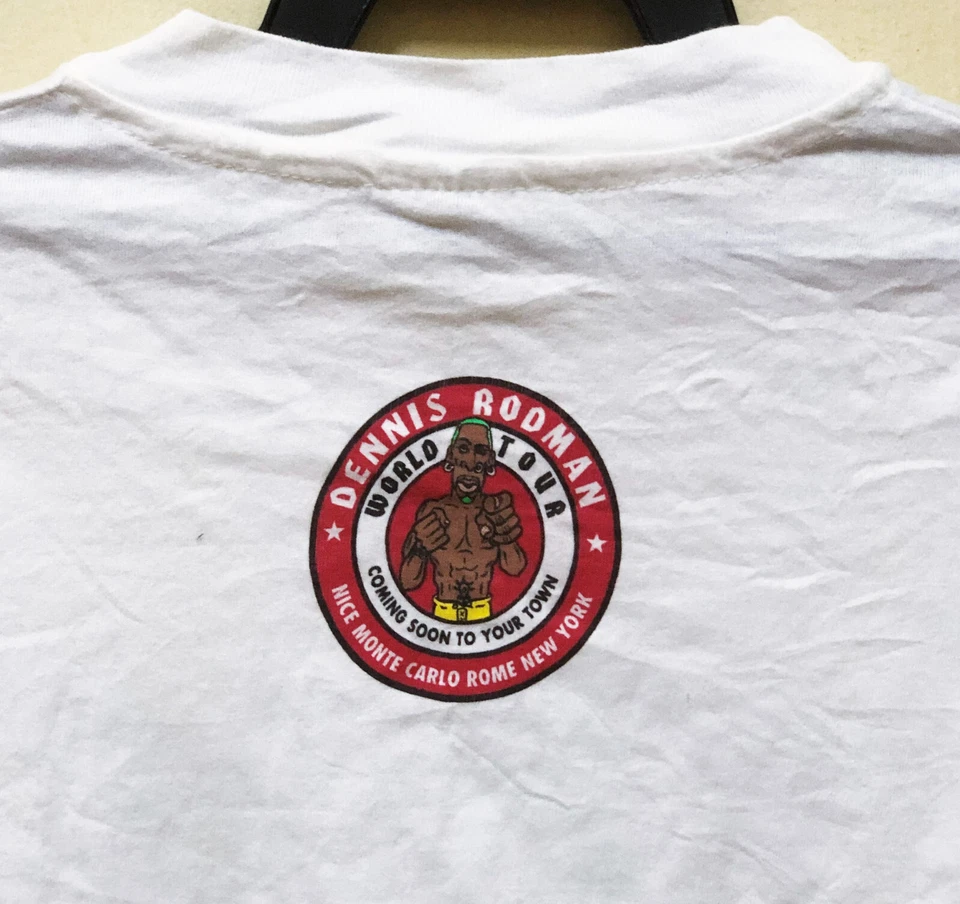 CAMISETA VINTAGE AÑOS 90 CAMPEÓN 1996 DENNIS RODMAN MTV RAP HIP HOP BALONCESTO NBA Foto 2 de 4