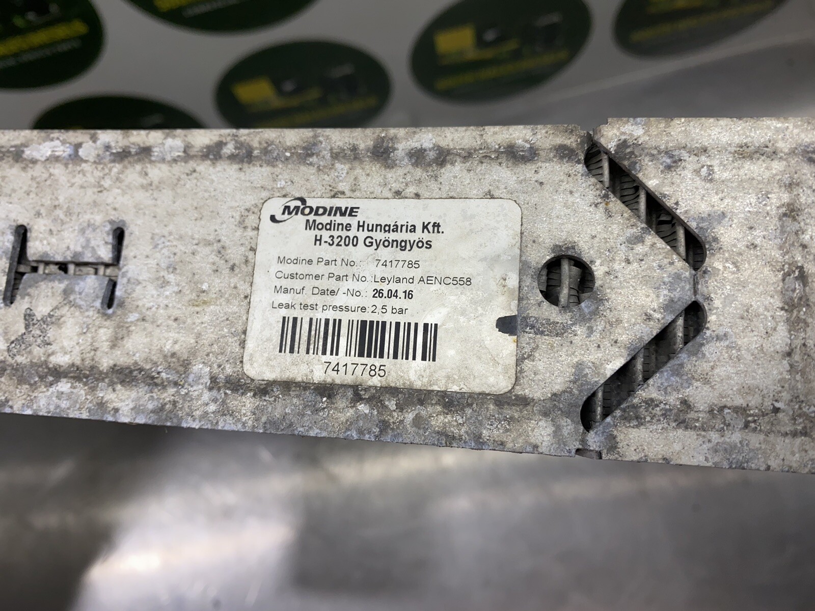 DAF CF EURO 6 INTERCOOLER 2016 / 7417785 | eBay