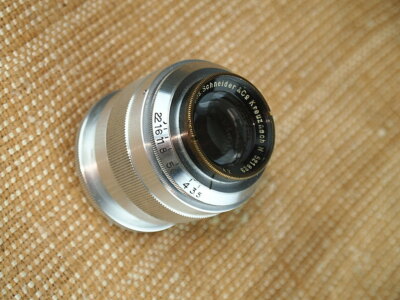 Lens XENAR 1 : 3,5 F = 7,5 cm Jos. Schneider-Kreuznach Germany