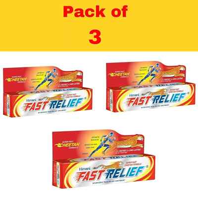 Zandu Fast Pain Relief Ayurvedic Ointment 45 ml  (Pack of 3) for Muscular pains
