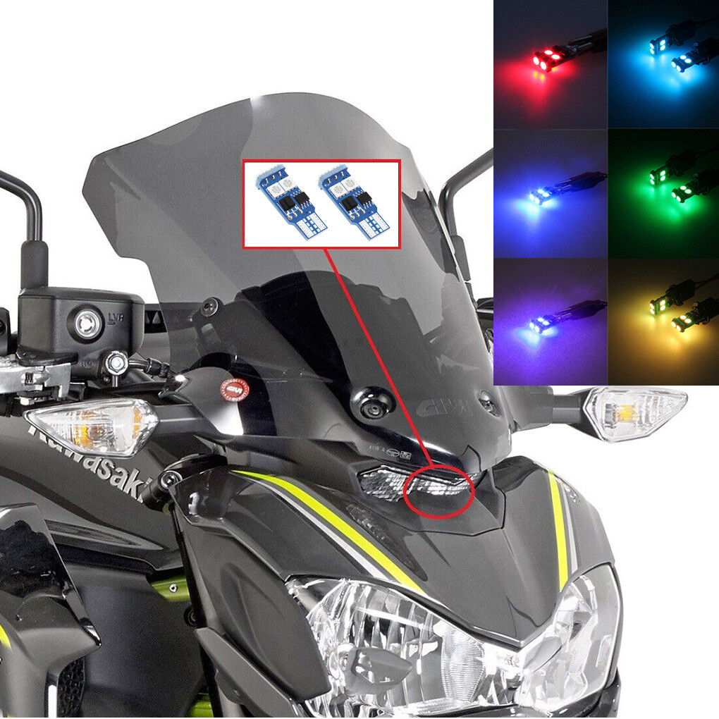 For Kawasaki Z series PRO KRT LED Headlight Pilot Park Lights T10