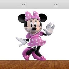 Minnie Mouse Club House Bedroom 3d  Wall Sticker Poster Vinyl Mural Art Decal 