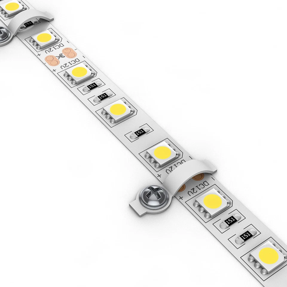 LED Strip Mounting Brackets Fixing Clips for 10mm Waterproof Strip Light 50 PCS - Image 3 of 4