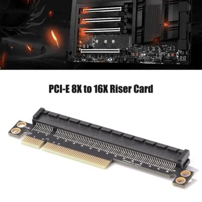 PCI Express 8X 16X Expansion Riser Card PCI-E 8X to PCI-E 16X Converter Adapter