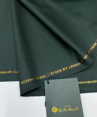 LORO PIANA Suiting Fabric Dark Navy Super 150s Merino Wool ''Australis'' 3.50m