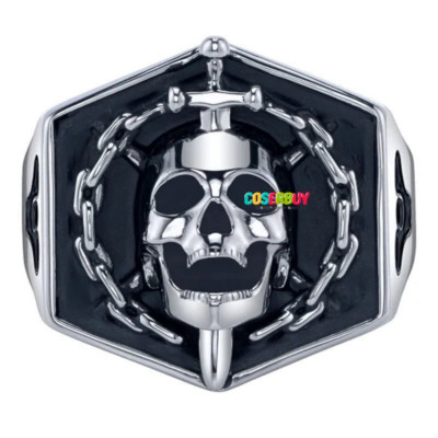 New Game 2 Cosplay Bungie Fashion Ring Skeleton Adult Accessories Finger Ring
