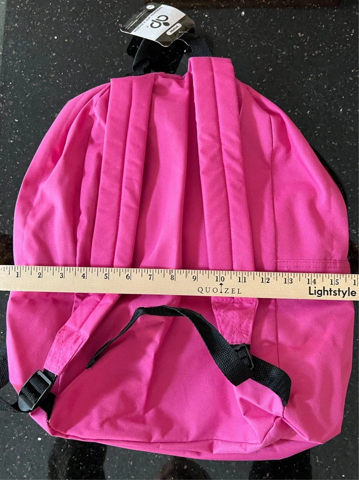 Mochila B-WAP BWAP NUEVA CON ETIQUETAS para estudiante o senderismo 16” rosa Foto 2 de 4