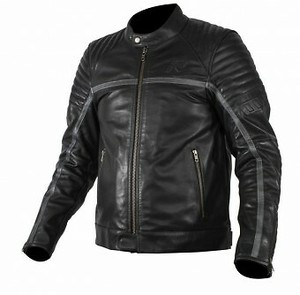 retro textile motorcycle jacket
