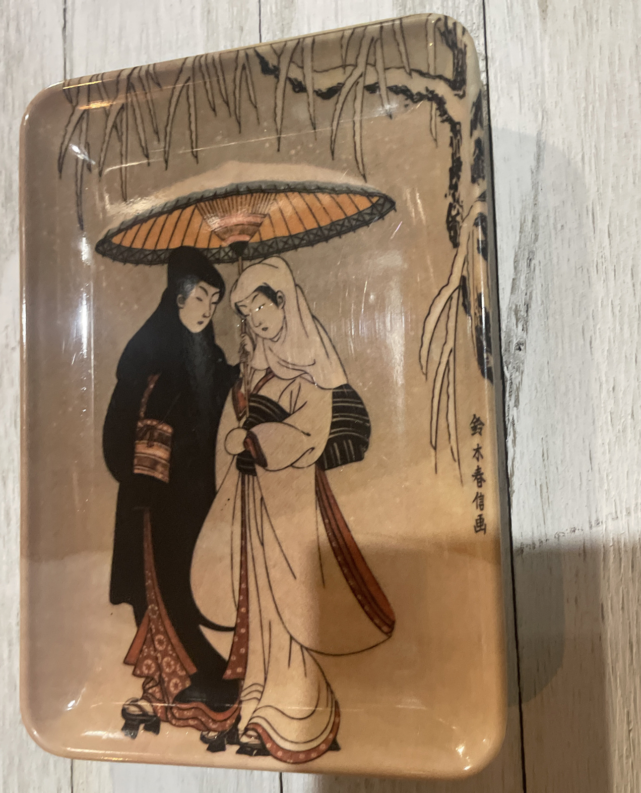 Set of 5 Vintage DECORATIVE CRAFTS INC Melamine Trays Made in Italy 6"x