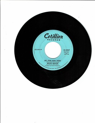 Brook Benton R&B45(COTILLION44007)I Just Don't know What To Do/Do Your Own Thing