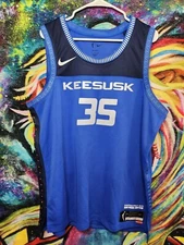 Nike Women's XL Connecticut Sun Jonquel Jones #35 Keesusk Blue Rebel Jersey