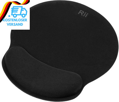 Rii Mauspad Mit Gelkissen, 25X21X2Cm, Ergonomisches Mauspad, Mousepad Mit Handau