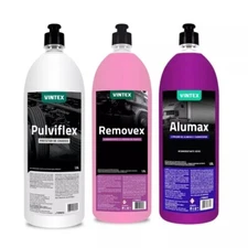 Alumax + Pulviflex + Removex Kit Car Automotive Clean Vonixx Vintex 3x 1.5L
