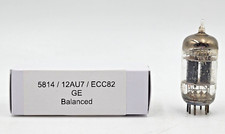 5814 / 12AU7 GE Balanced Triple Mica Tube New New Old Stock 1 Year Warranty