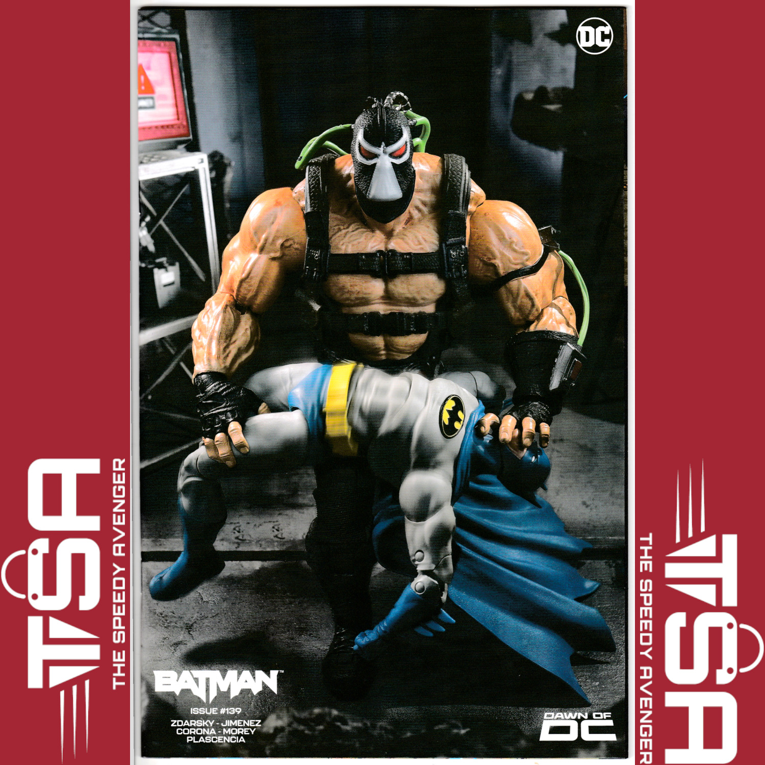 BATMAN #139 (Vol 3) McFarlane Toys Action Figure Variant #497 Homage Bane DC
