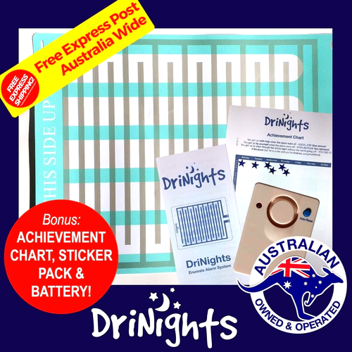 Bedwetting Alarm DriNights Enuresis Bed Wetting Mat Mattress Urine