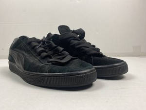 puma suede black laces