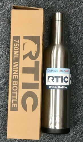 RTIC 750ML 18/8 STAINLESS STEEL INSULATED WINE BOTTLE - BPA Free Color Stainless - Picture 40 of 44