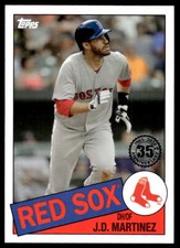 2020 Topps 1985 Topps 35th Anniversary #85-16 J.D. Martinez - Boston Red Sox