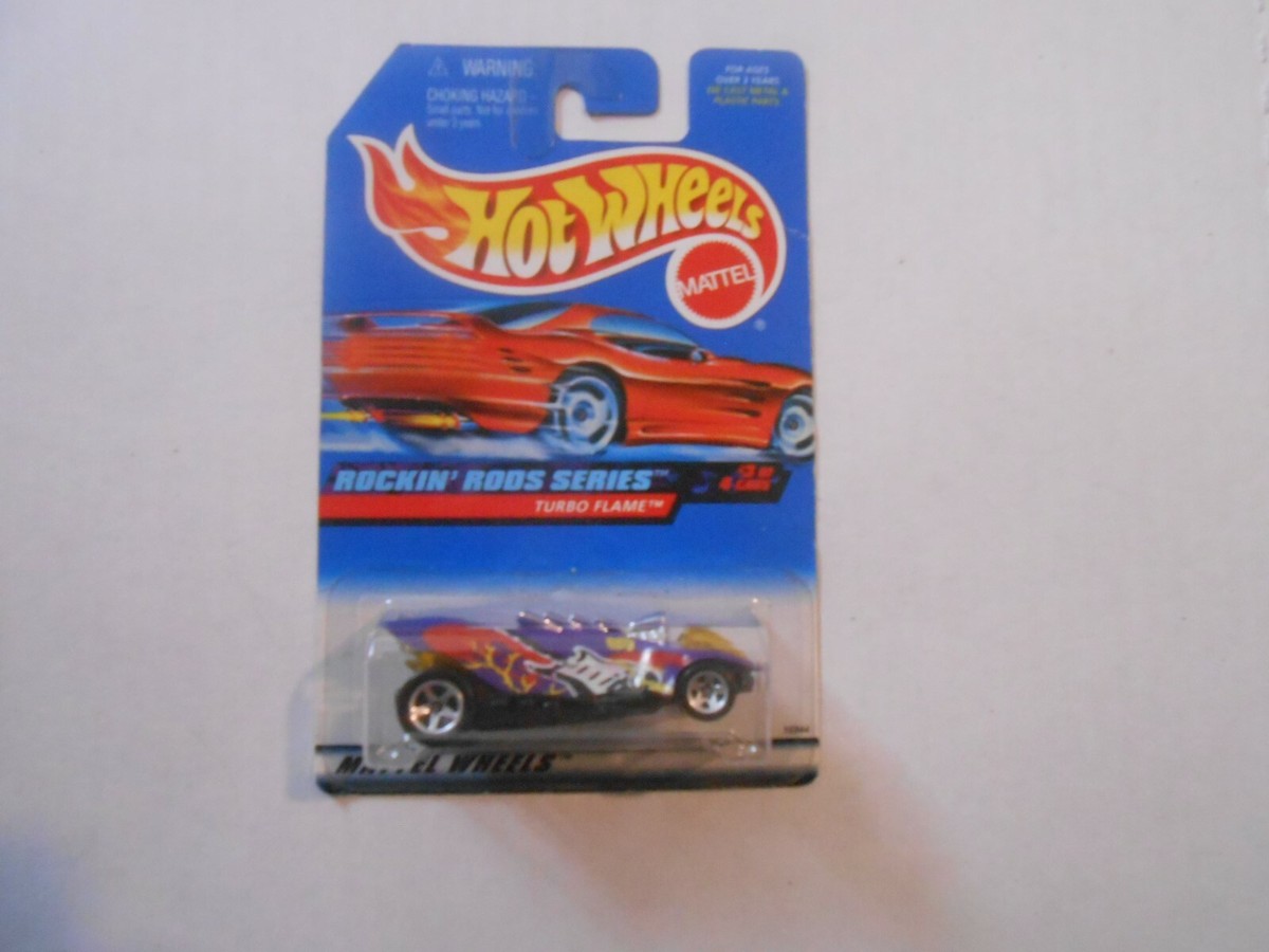 Hot Wheels Rockin' Rods Series 3/4 - Turbo Flame - Modèle 1/64 De Mattel
