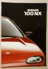 Nissan 100 NX Sunny Coupe Brochure c.1992 - 1.6 SLX  2.0 GTi