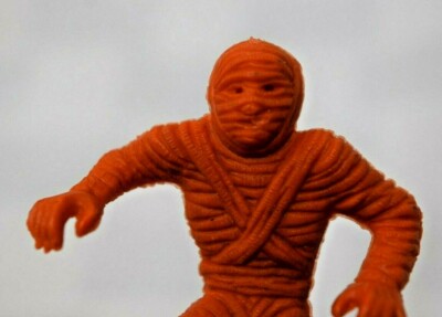 Vintage MPC Mummy Toy Premium Orange