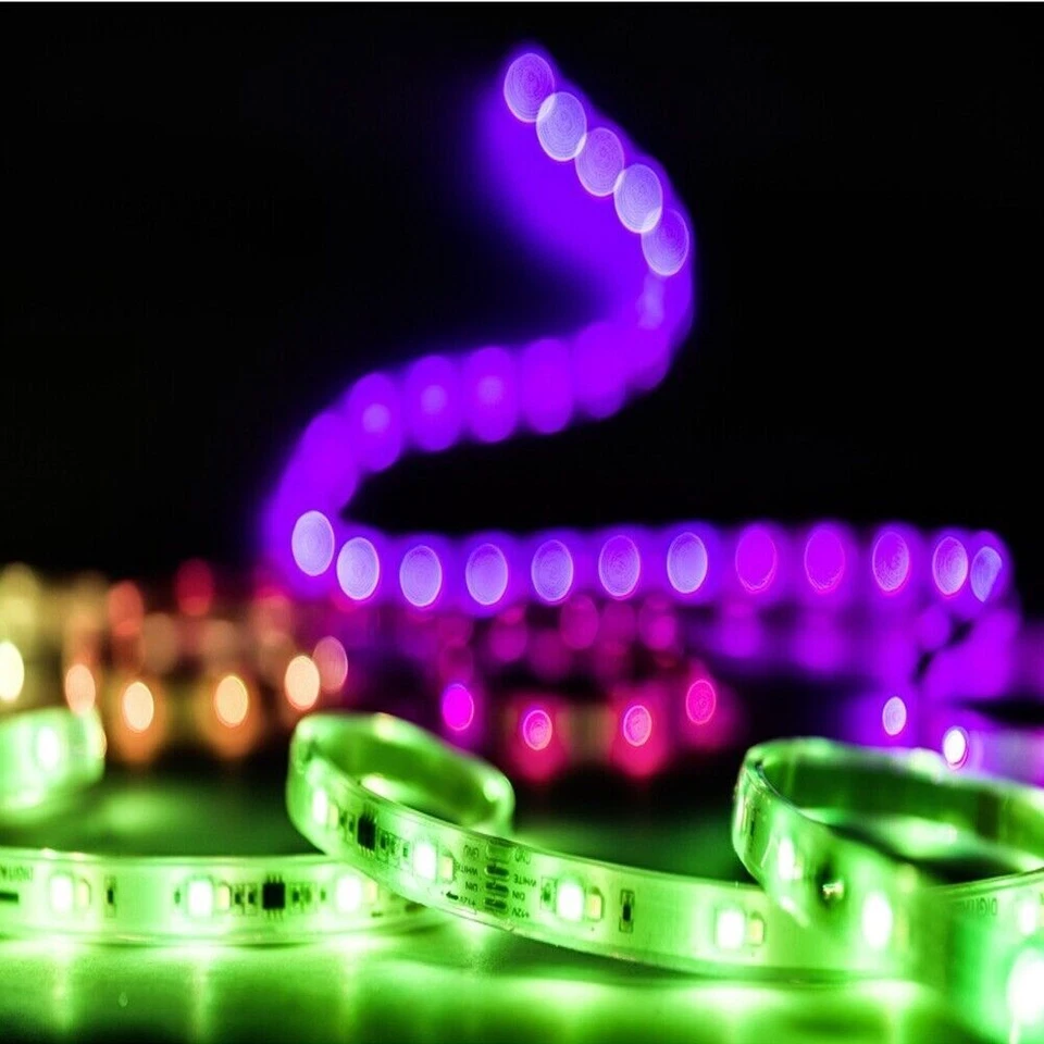 OUTDOOR 5m RGB-Warmweiß DIGITAL Led Stripe IP44 Komplett-SET 230V Außen Bereich - Bild 3 von 4