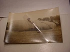 antique vintage WW1 Photo Postcard of French Military Balloon airship RPPC blimp