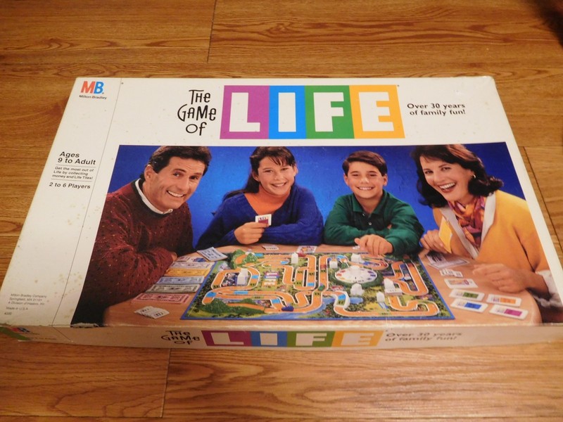 Vintage 1991 The Game of LIFE Board Game Milton Bradley  100% Complete  USA#4000