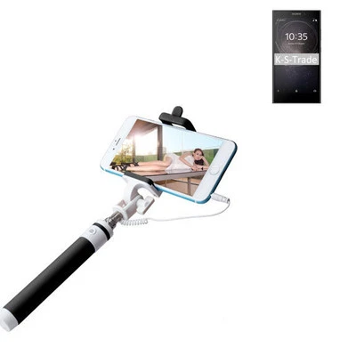Pour Sony Xperia L2 PERCHE SELFIE STICK BRAS TÉLÉSCOPIQUE MONOPIED - Photo 1/4