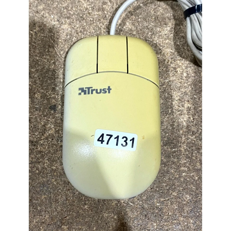 Vintage CM-290F 9-Pin Serial Mouse Beige Wired Compact 3-Buttons for Desktop PC - Image 2 of 4