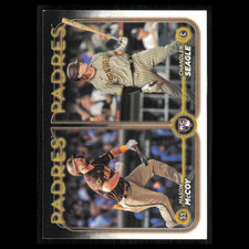 Chandler Seagle  / Mason McCoy Rookie #US227 2024 Topps San Diego Padres Card NM