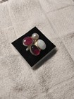 Multi-Gemstone Cluster Ring. Handmade Rhodium Plated Mounting.       Size 7.75 — photo 3